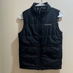 Columbia Youth Reversible PufferVest/Black (10-12)